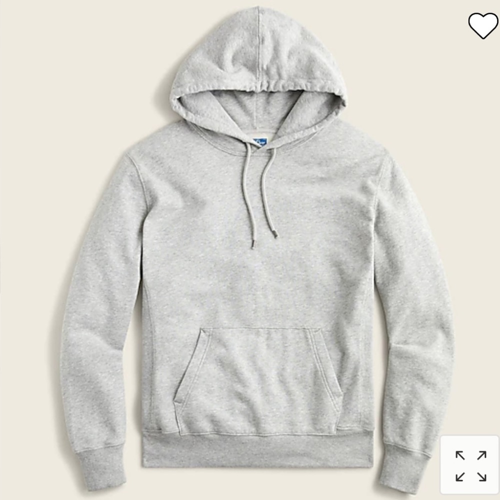 Mens Gray J. Crew Hoodie (M)